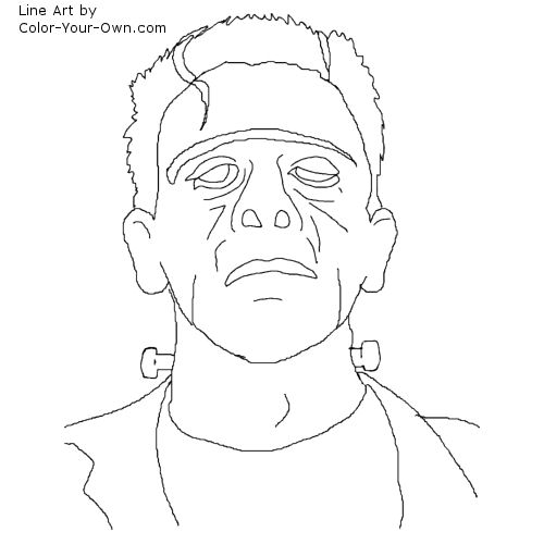 Frankenstein Line Art